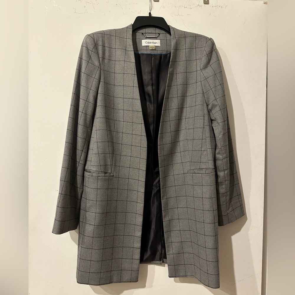 Plaid blazer